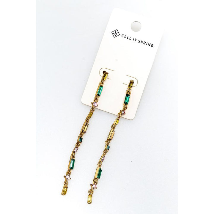 CALL IT SPRING Multicolor Glass Earrings
