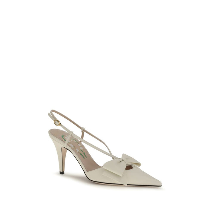 Valentino Garavani Beige Goatskin High Heel Pumps