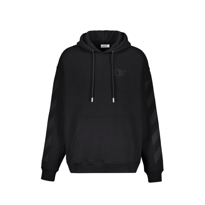 Off-White Black Cotton Sweatshirt