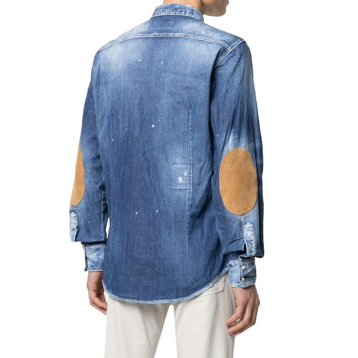 Dsquared² Blue Denim Shirt
