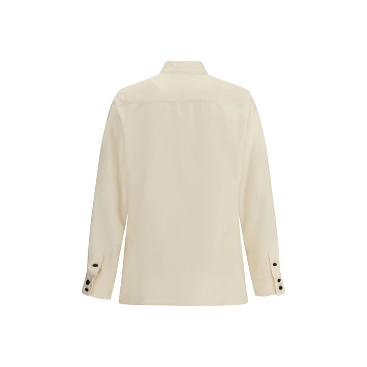Valentino Beige Silk Shirt