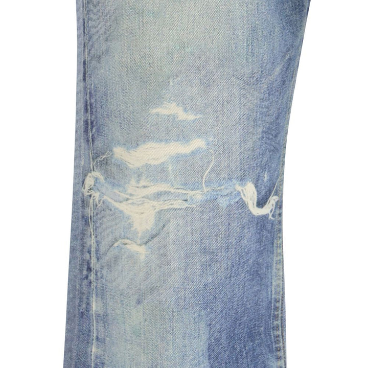 Our Legacy Blue Cotton Relaxed Fit Jeans