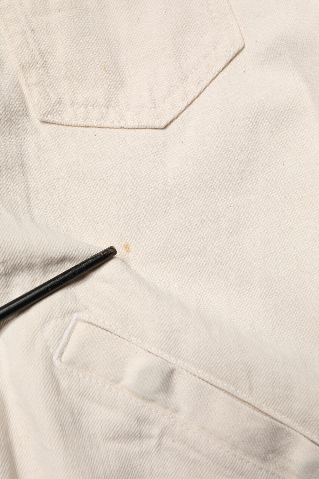 Dolce & Gabbana Off White Cotton Full Zip Denim Men Blouson Jacket