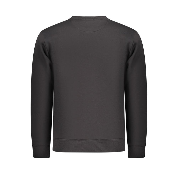 Coveri Moving Black Cotton Men Sweater