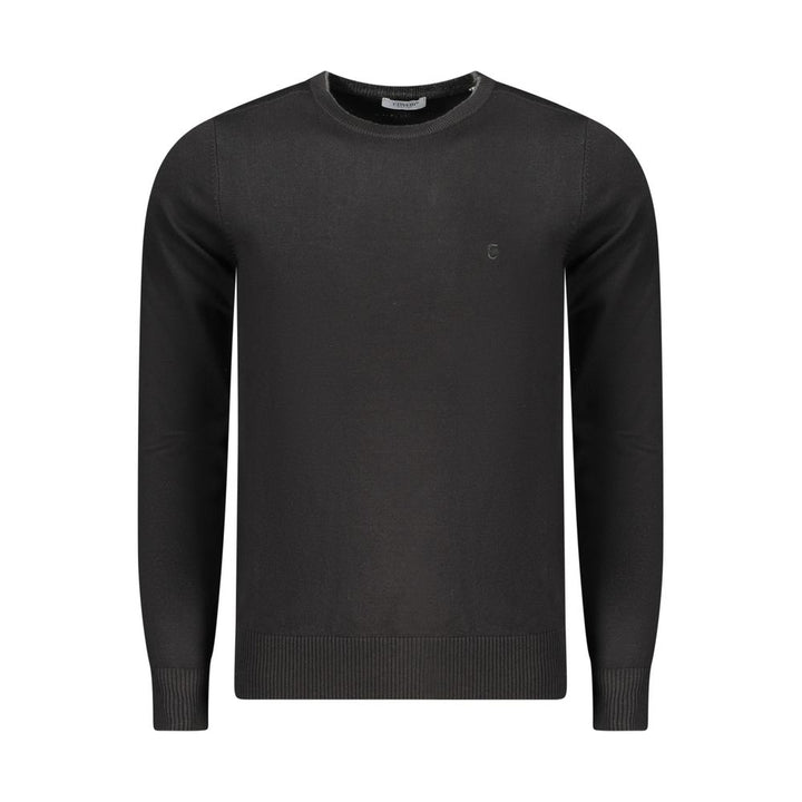 Coveri Moving "Black Viscosa Mens Sweater"