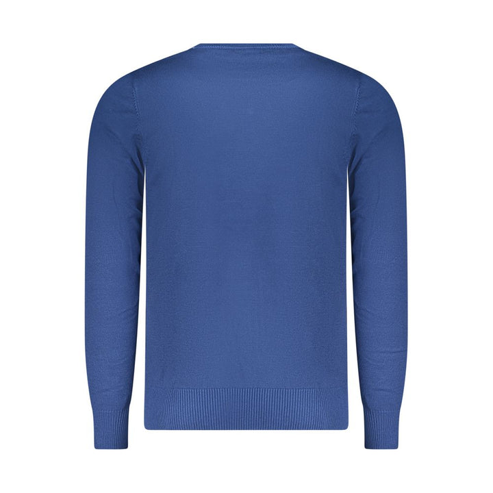 Coveri Moving Blue Viscose Men's Sweater