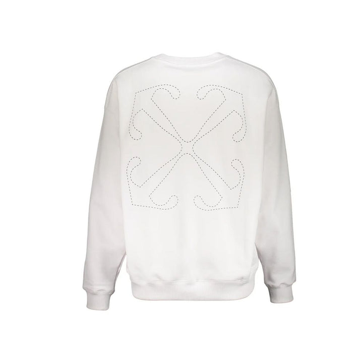 Off-White White Cotton Sweatshirt