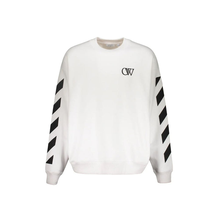 Off-White White Cotton Sweatshirt