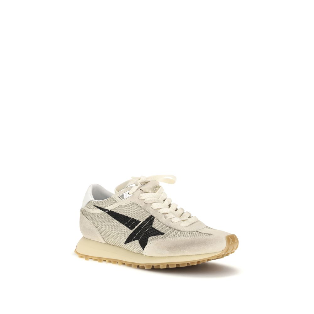 Golden Goose Beige Rubber Athletic Sneakers