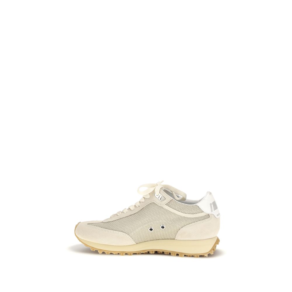 Golden Goose Beige Rubber Athletic Sneakers