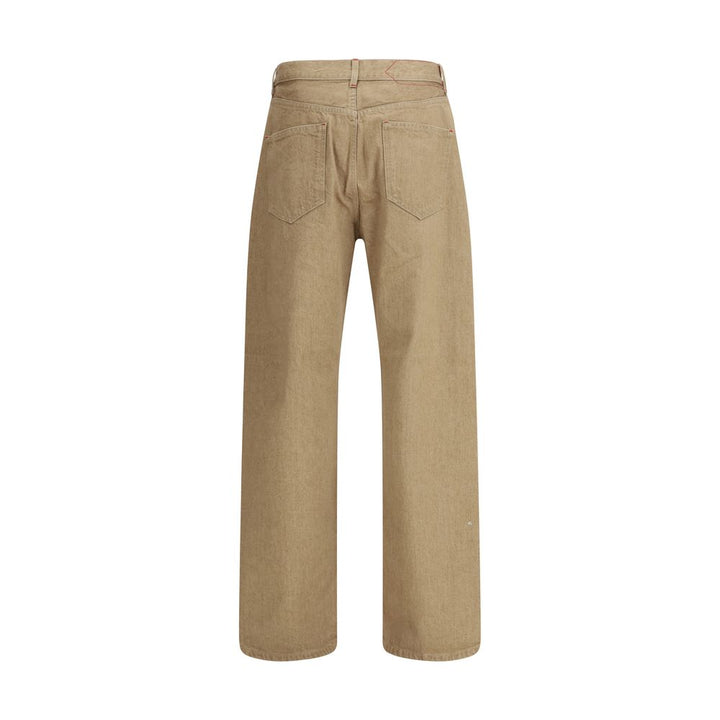 Jacquemus Beige Cotton Straight-Leg Jeans