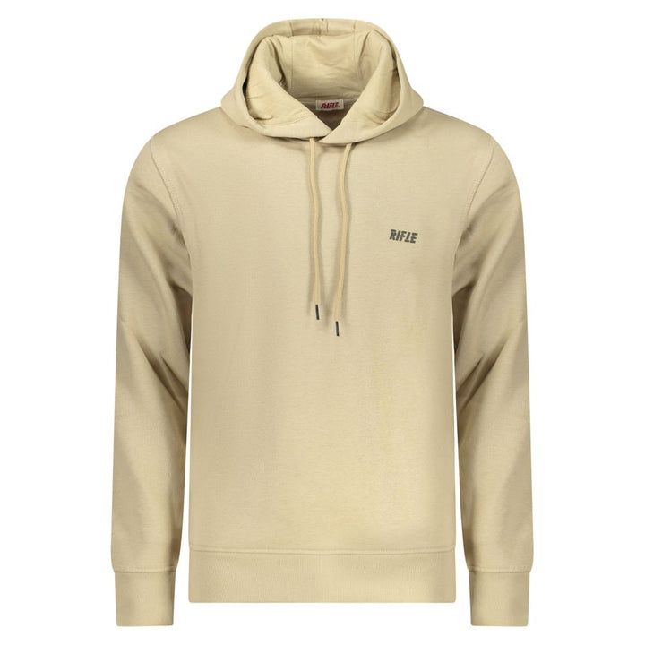 Rifle Beige Cotton Men's Sweatshirt