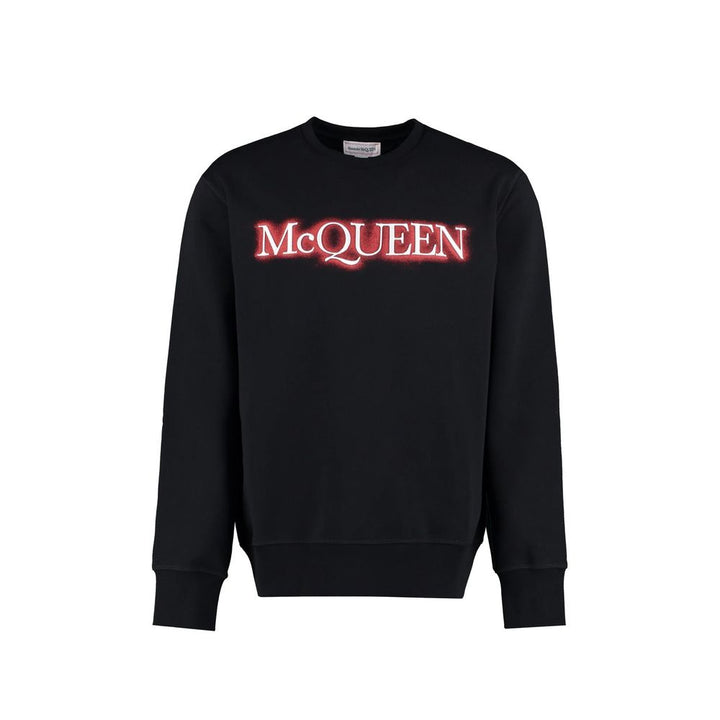 Alexander McQueen Black Cotton Sweatshirt
