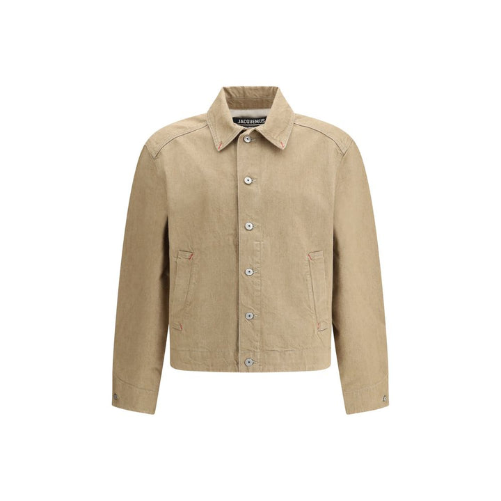 Jacquemus Beige Cotton Denim Jacket