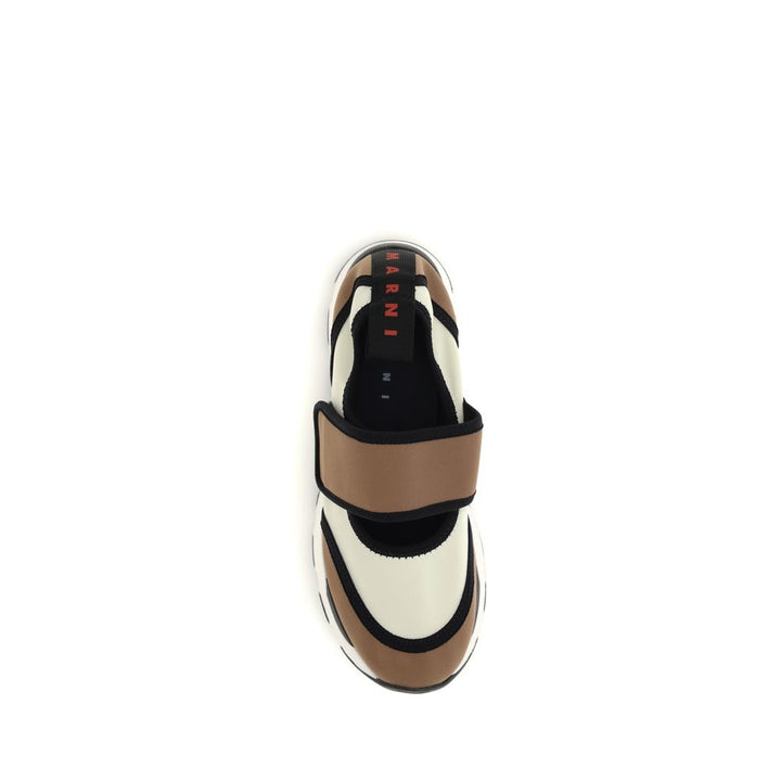 Marni Multicolor Polyamide Athletic Sneakers