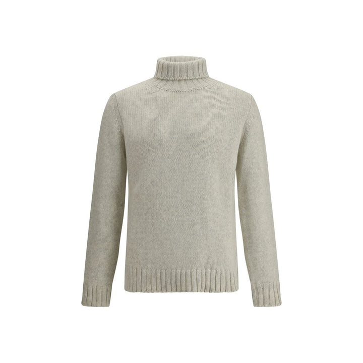 Aragona Cashmere Gray Alpaca Vicugna Pacos Turtleneck