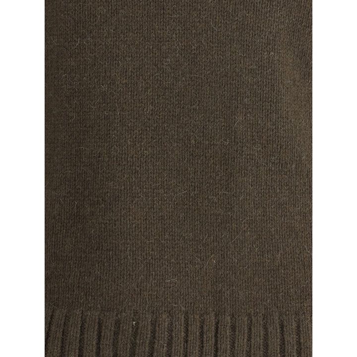 Aragona Cashmere Bicolor Alpaca Vicugna Pacos Turtleneck