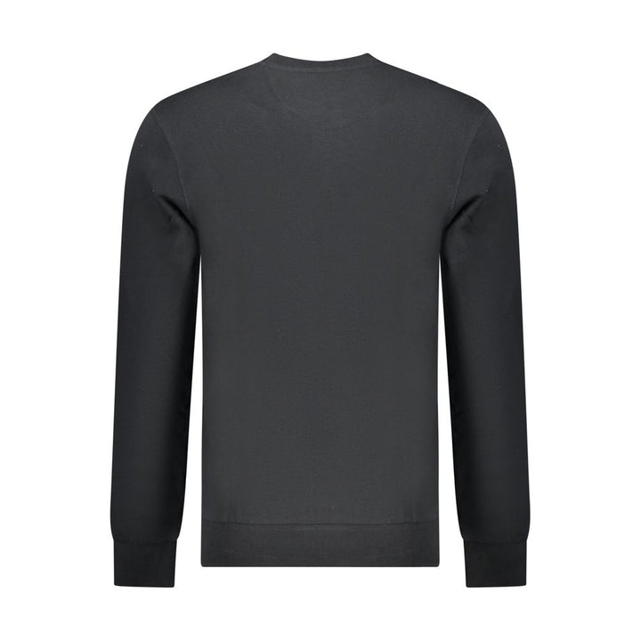 North Sails Black Cotton Men Sweatshirt