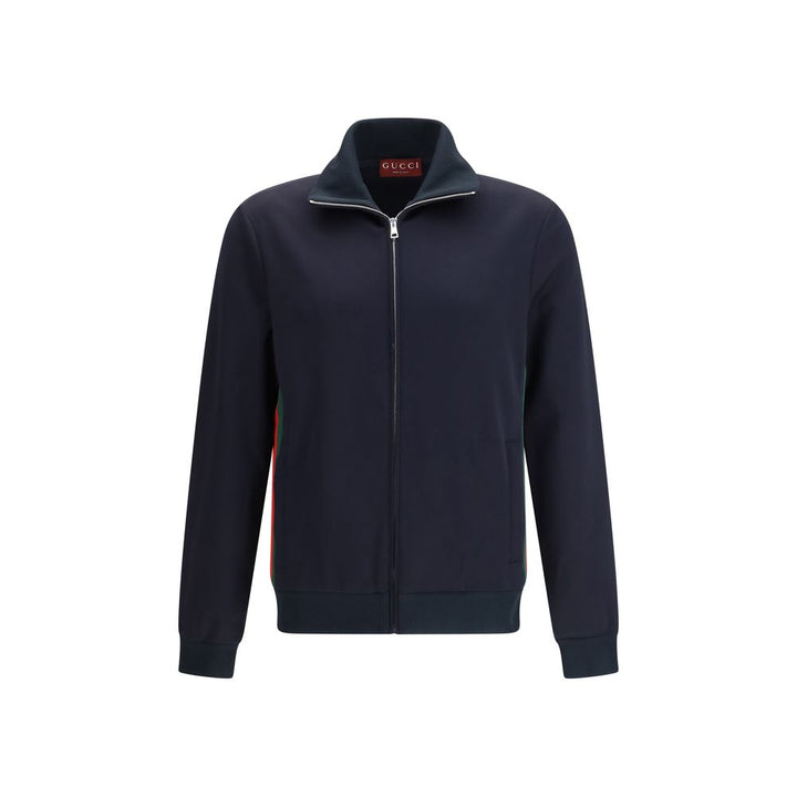 Gucci Blue Polyester Shell Jacket