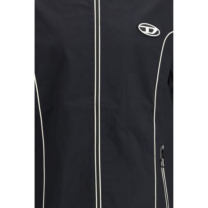 Diesel Black Polyamide Shell Jacket