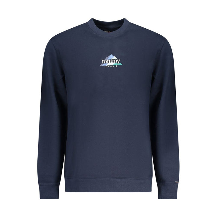 Tommy Hilfiger Blue Cotton Men Sweatshirt