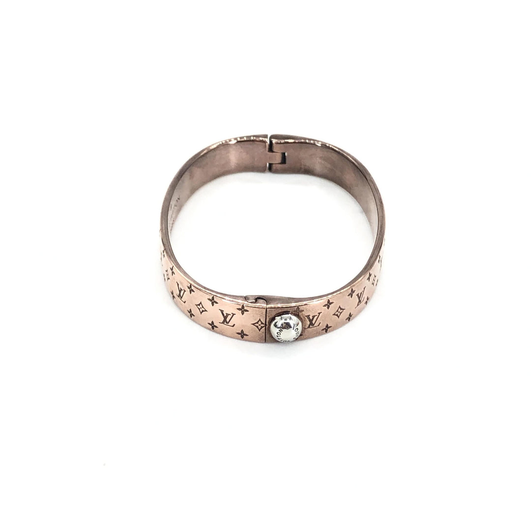 Louis Vuitton Nanogram Cuff Bangle/Plated