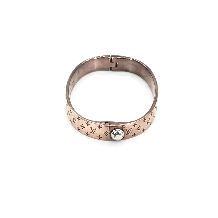 Louis Vuitton Nanogram Cuff Bangle/Plated