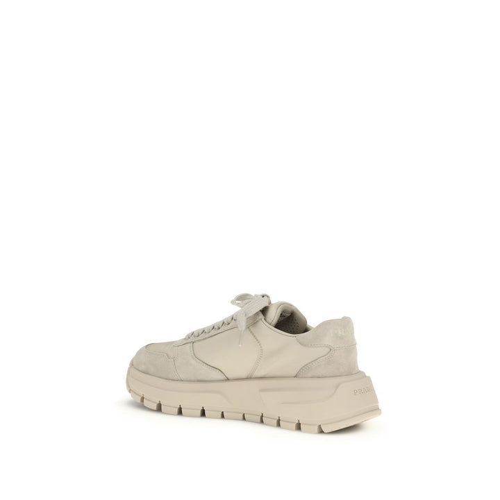 Prada Beige Rubber Athletic Sneakers