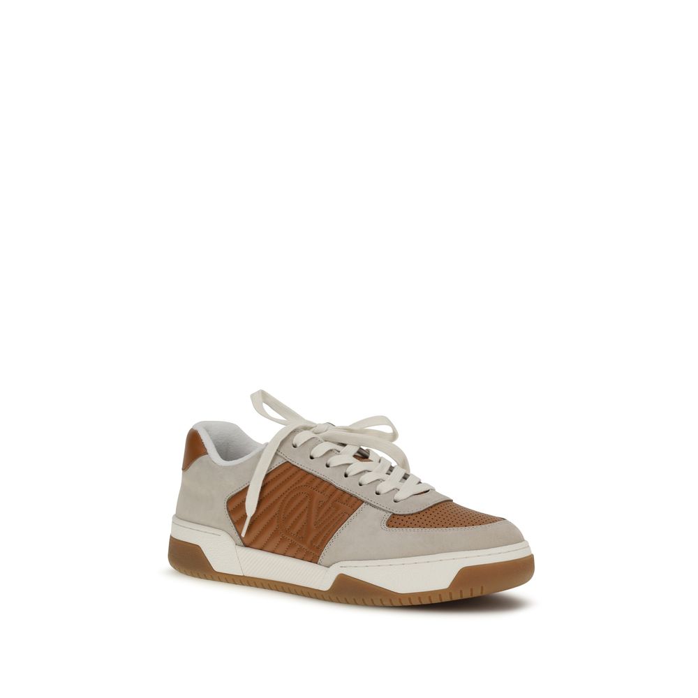Valentino Garavani Multicolor Calf Leather Bos Taurus Athletic Sneakers