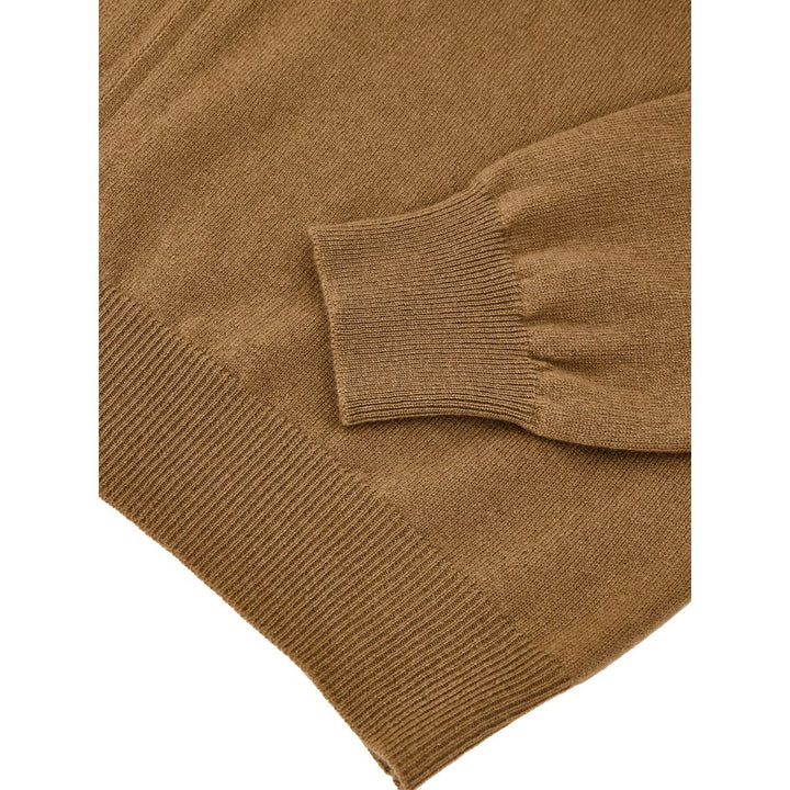 Gran Sasso Brown Wool Turtleneck
