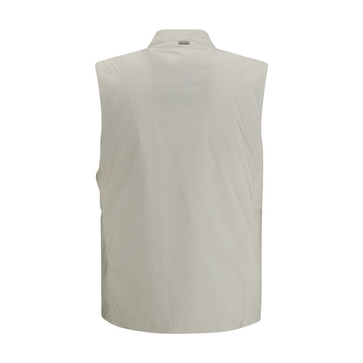 Herno Beige Polyamide Sleveless Jacket