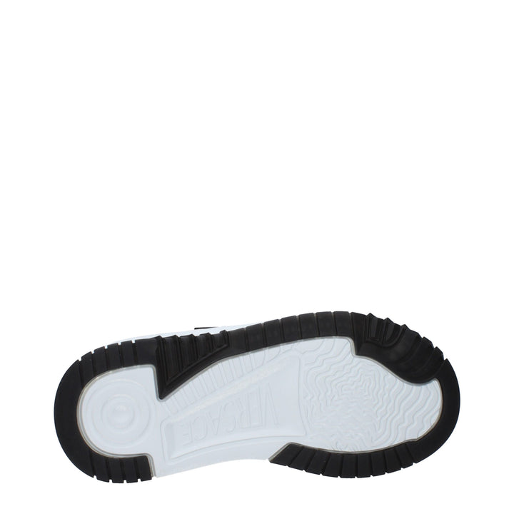 Versace White Leather Low Top Sneakers