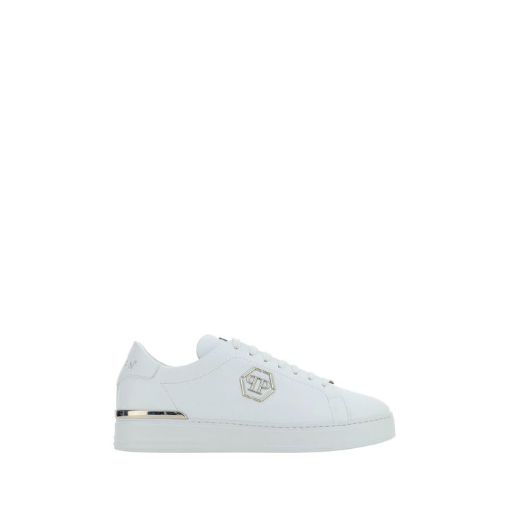 Philipp Plein White Rubber Low Top Sneakers