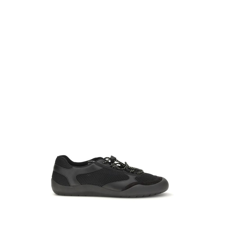 Prada Black Polyester Athletic Sneakers