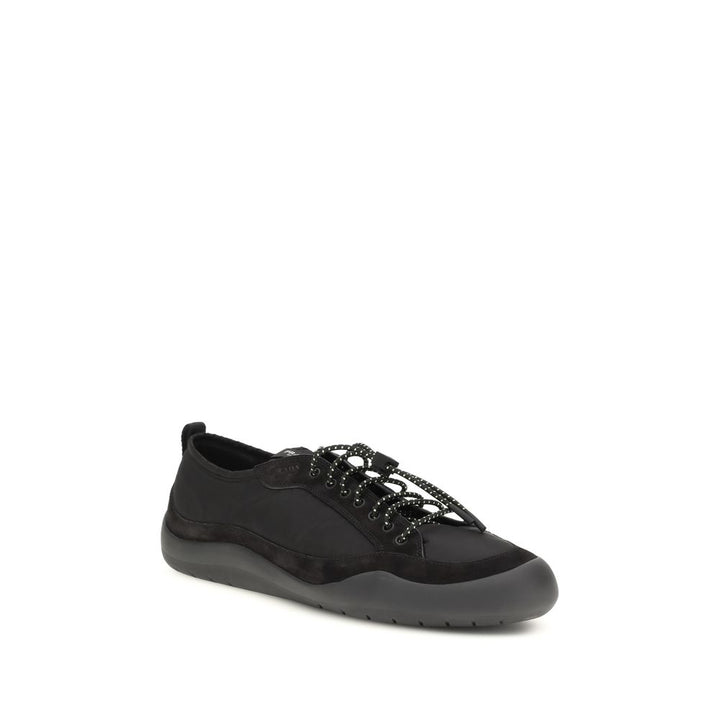 Prada Black Recycled Polyamide Athletic Sneakers