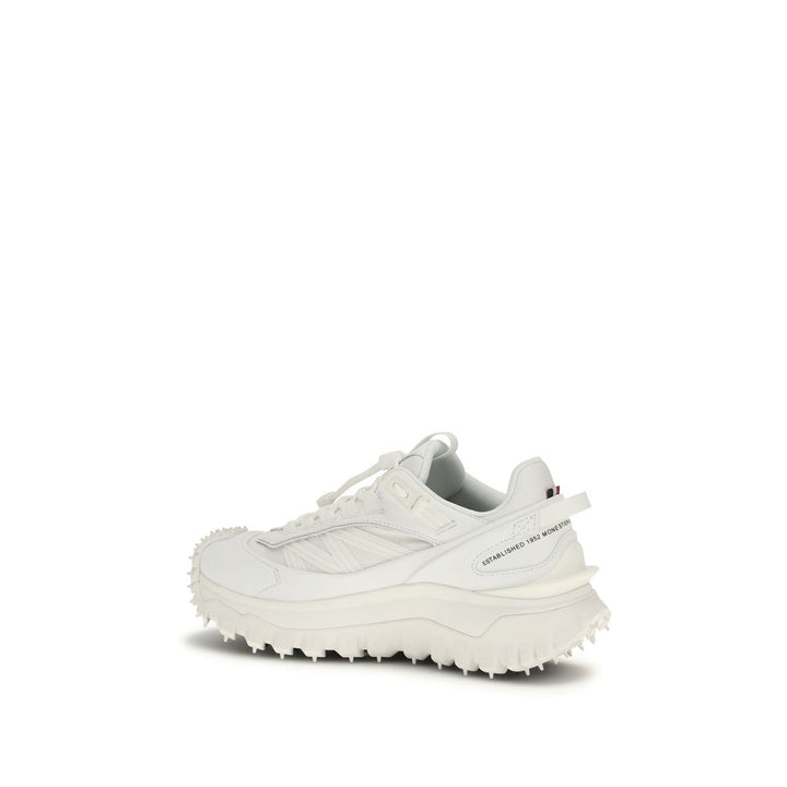Moncler White Polyamide Athletic Sneakers