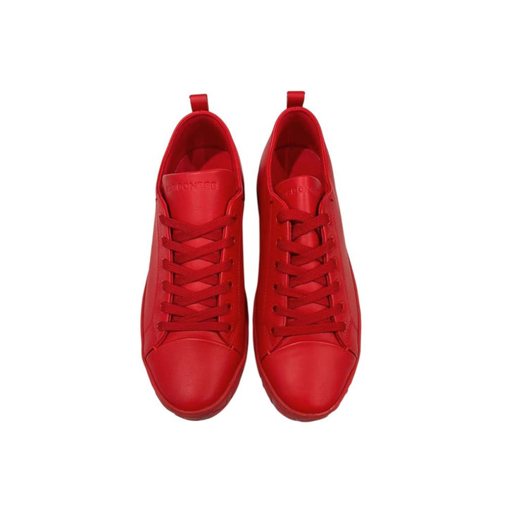 Borbonese Red Leather Men Sneaker