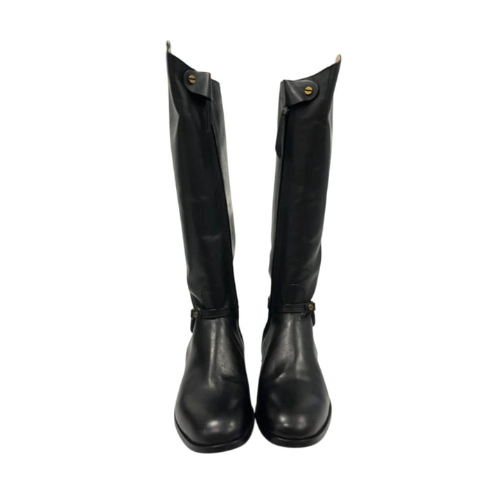 Borbonese Black Leather Women Boot
