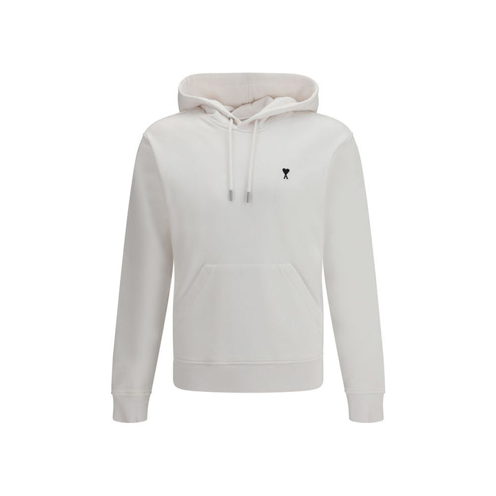 Ami Paris White Cotton Sweatshirt