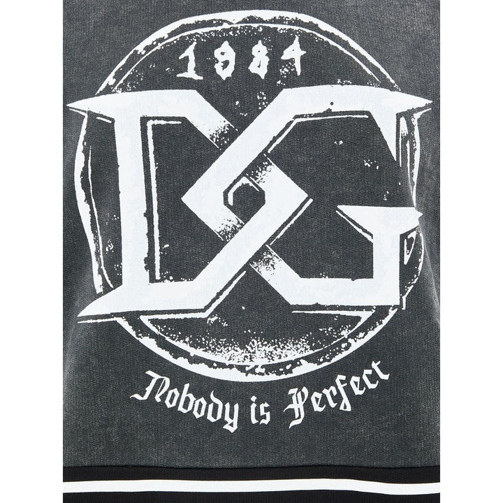 Dolce & Gabbana Black Cotton Sweatshirt