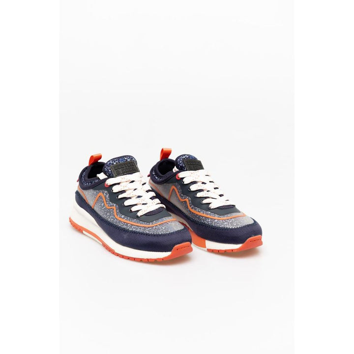 Scotch & Soda Navy Blue Nylon Athletic Sneakers