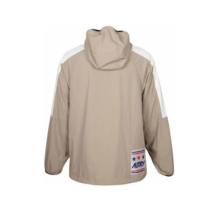 Autry Beige Nylon Shell Jacket