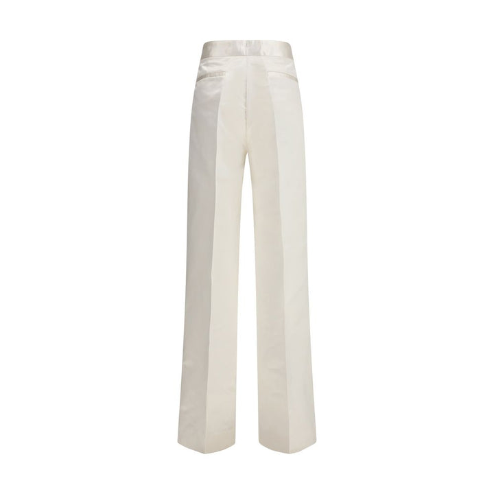 SA SU PHI Beige Silk Pants