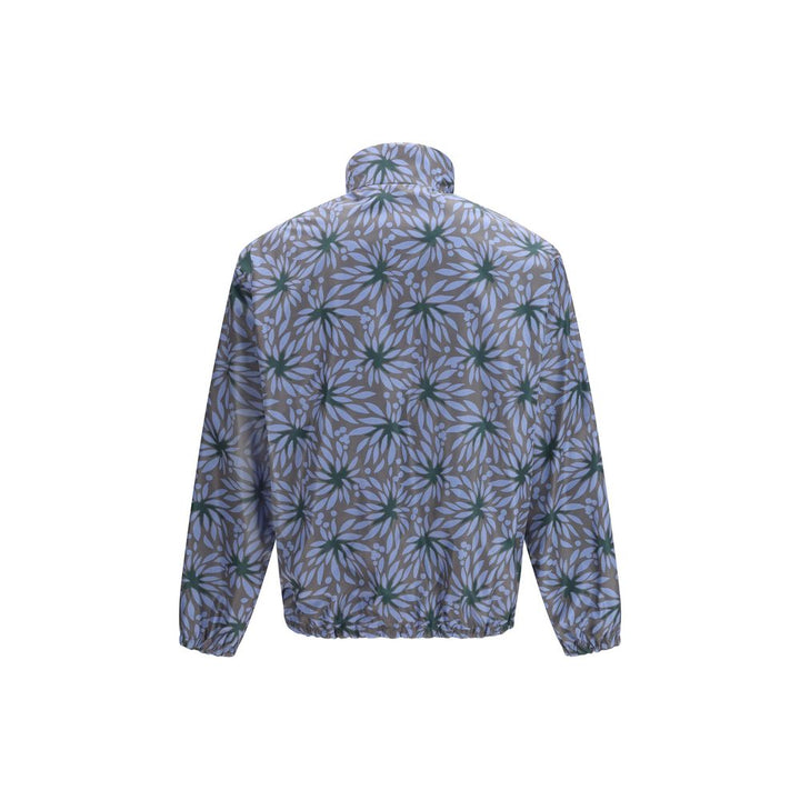 Prada Blue Recycled Polyamide Shell Jacket