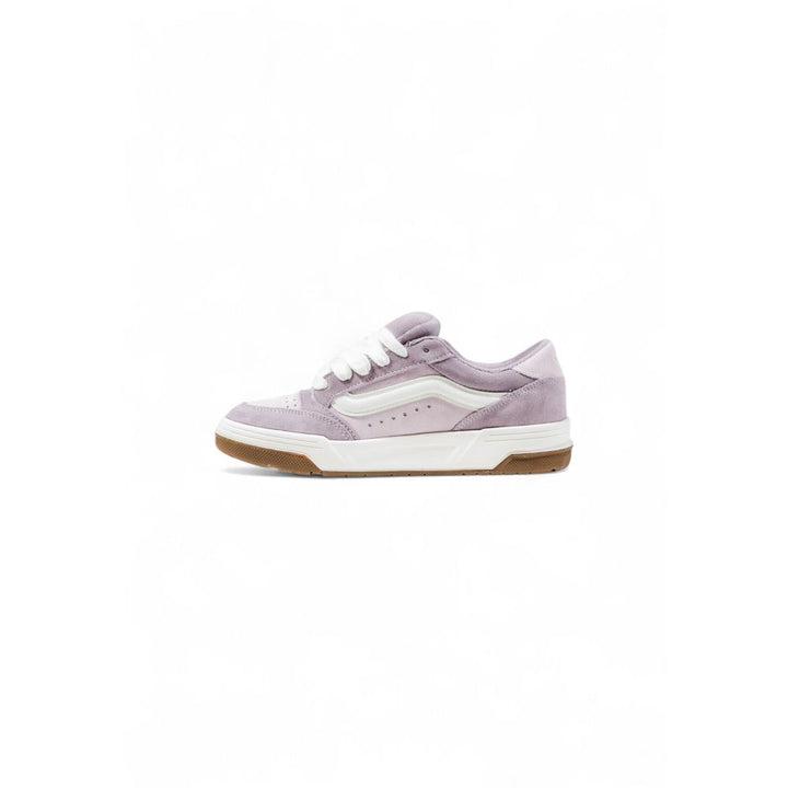 Vans Purple Leather Low Top Sneakers