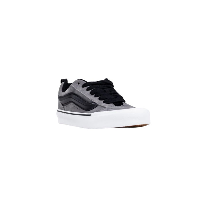 Vans Gray Leather Low Top Sneakers