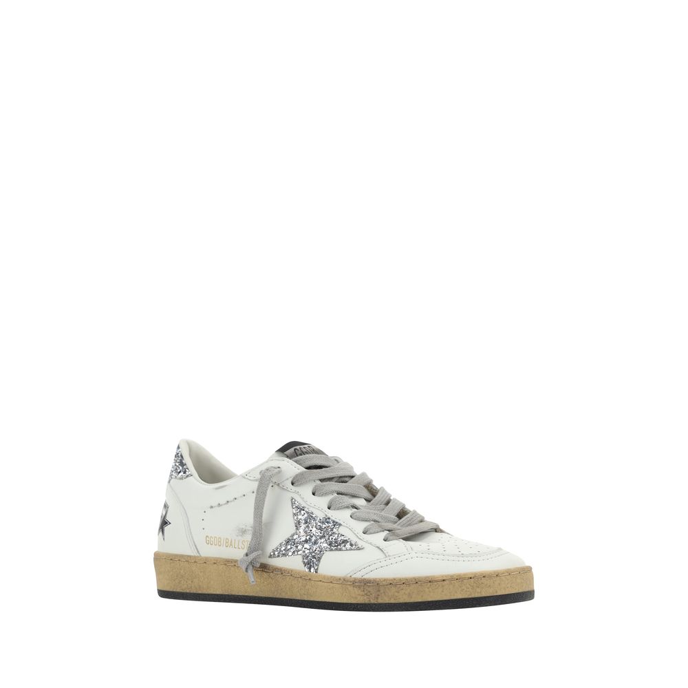 Golden Goose White Polyethylene Low Top Sneakers