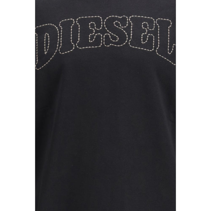 Diesel Black Cotton Sweatshirt