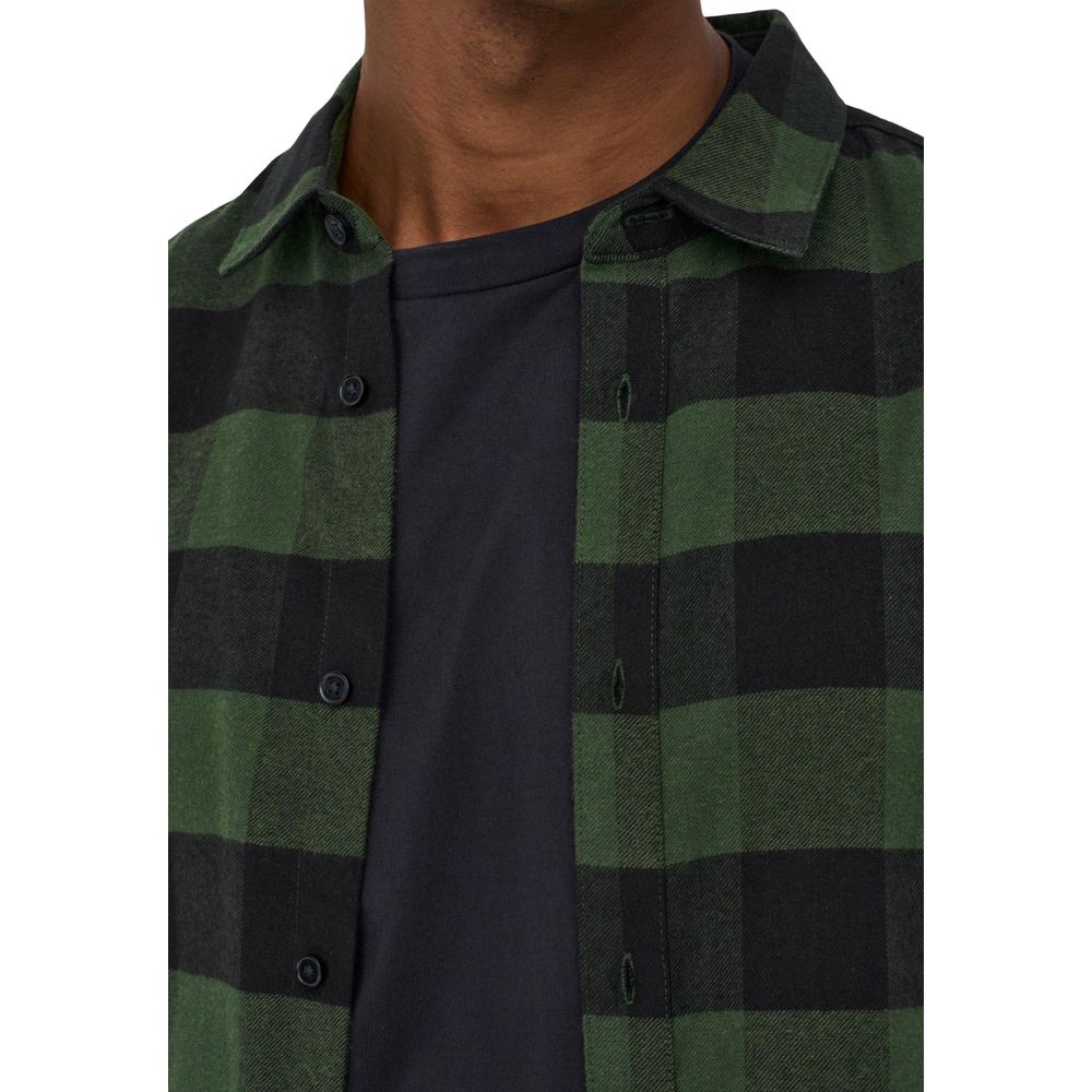 Only & Sons Green Cotton Pattern Shirt