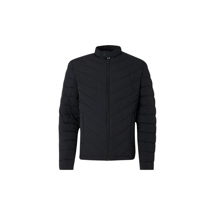 Guess Black Elastane Coat